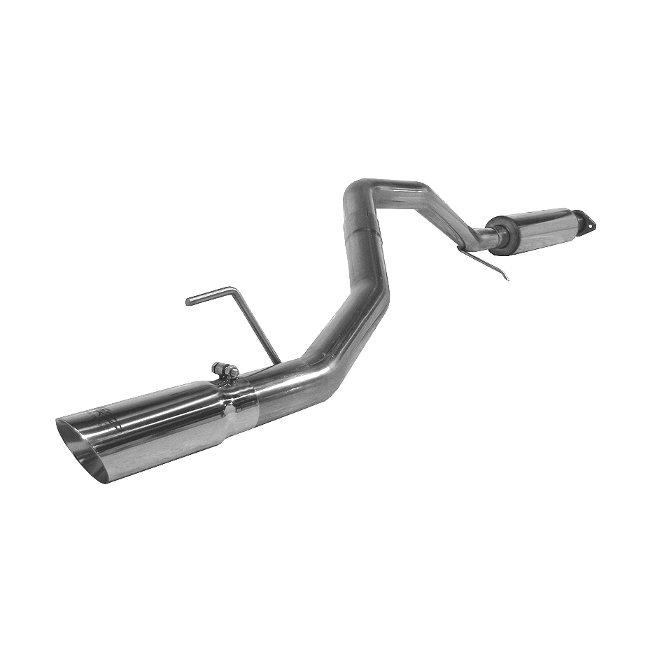 MBRP Exhaust MBRP S5504409 - Cat Back Exhaust System Single Side T409 Stainless Steel For 06-10 Jeep Commander MBRP