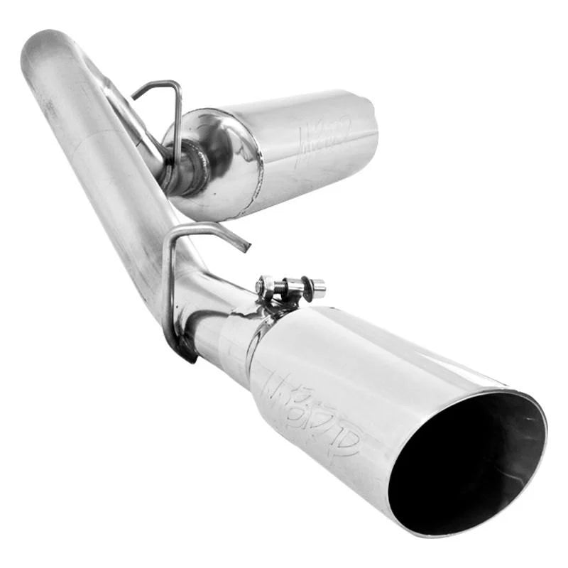 MBRP S5512409 - Jeep TJ Cat Back Exhaust System Single Side T409 Stainless Steel For 97-99 Wrangler TJ MBRP