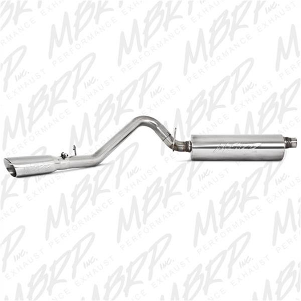 MBRP S5512409 - Jeep TJ Cat Back Exhaust System Single Side T409 Stainless Steel For 97-99 Wrangler TJ MBRP