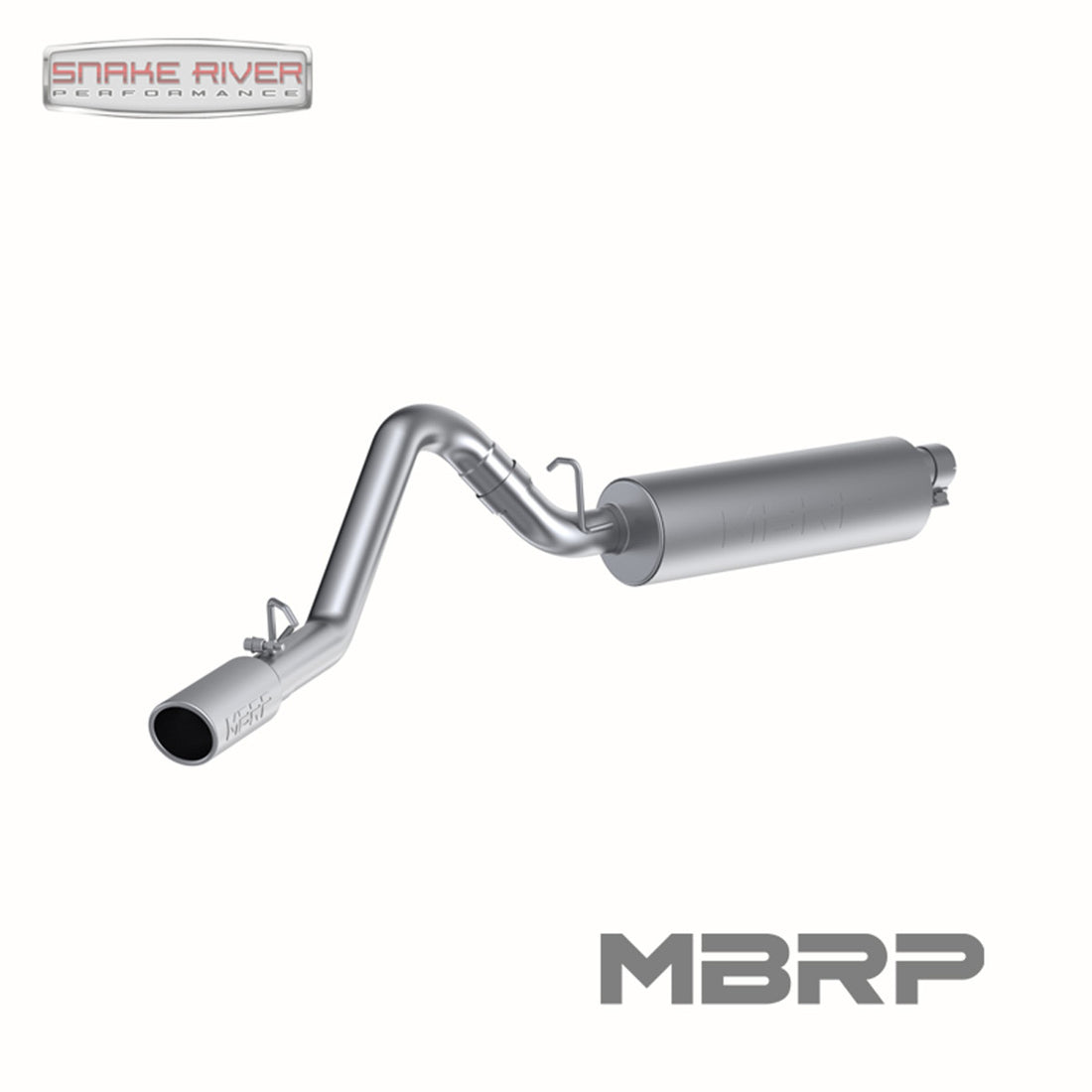 MBRP S5512AL - Cat Back Exhaust System Single Side Aluminized Steel For 97-99 Jeep Wrangler TJ MBRP
