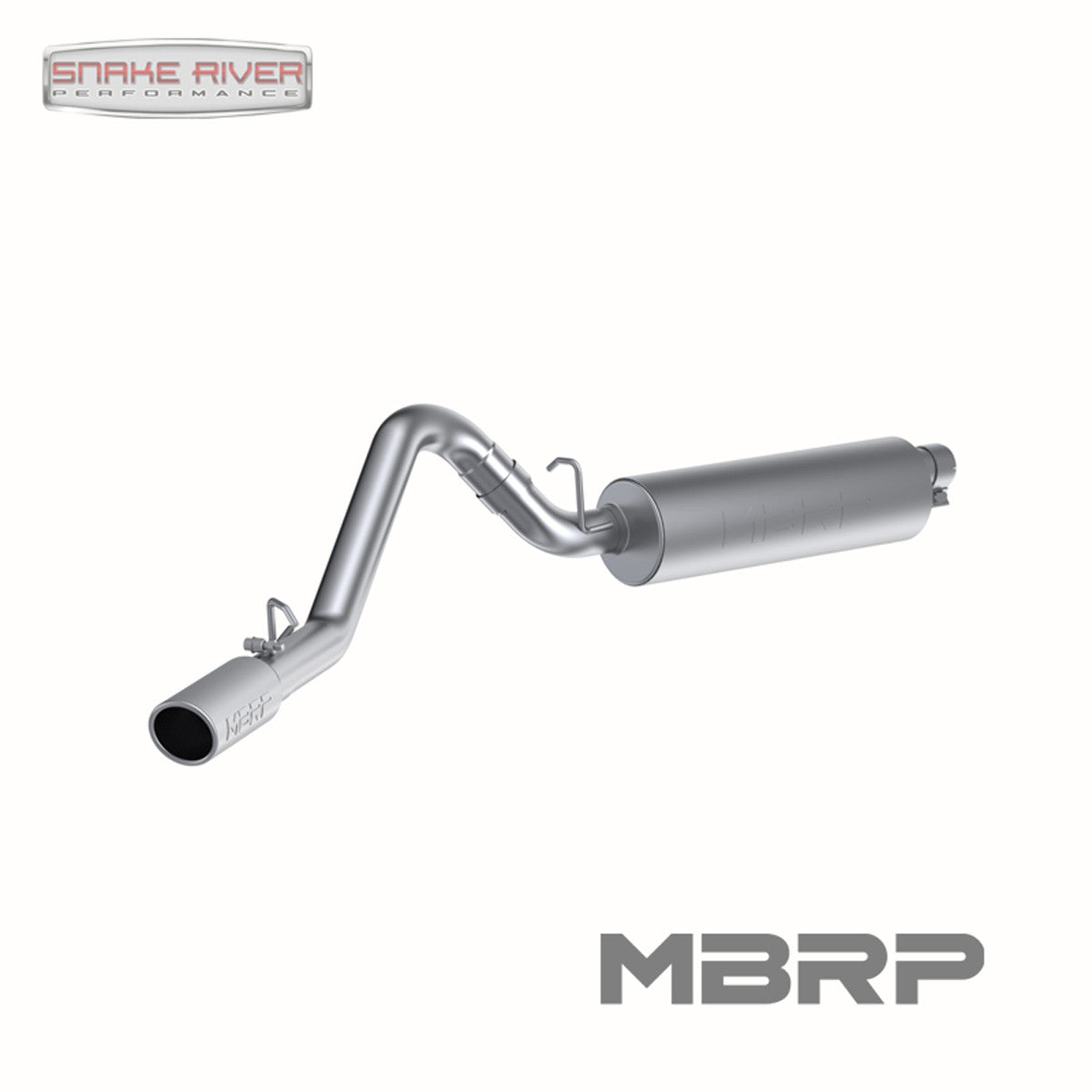 MBRP S5512AL - Cat Back Exhaust System Single Side Aluminized Steel For 97-99 Jeep Wrangler TJ MBRP