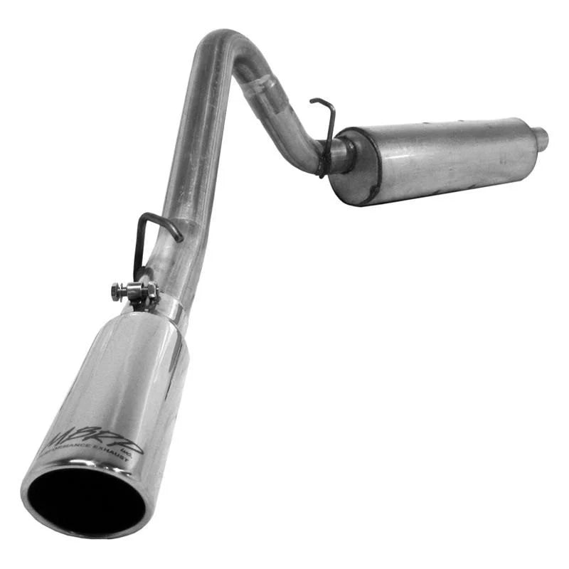 MBRP S5512AL - Cat Back Exhaust System Single Side Aluminized Steel For 97-99 Jeep Wrangler TJ MBRP