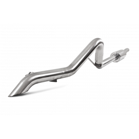 MBRP S5514409 - Jeep JK Off-Road Tail Pipe Muffler Before Axle T409 Stainless Steel For 07-11 Wrangler JK 3.8L V6 2/4 Door MBRP