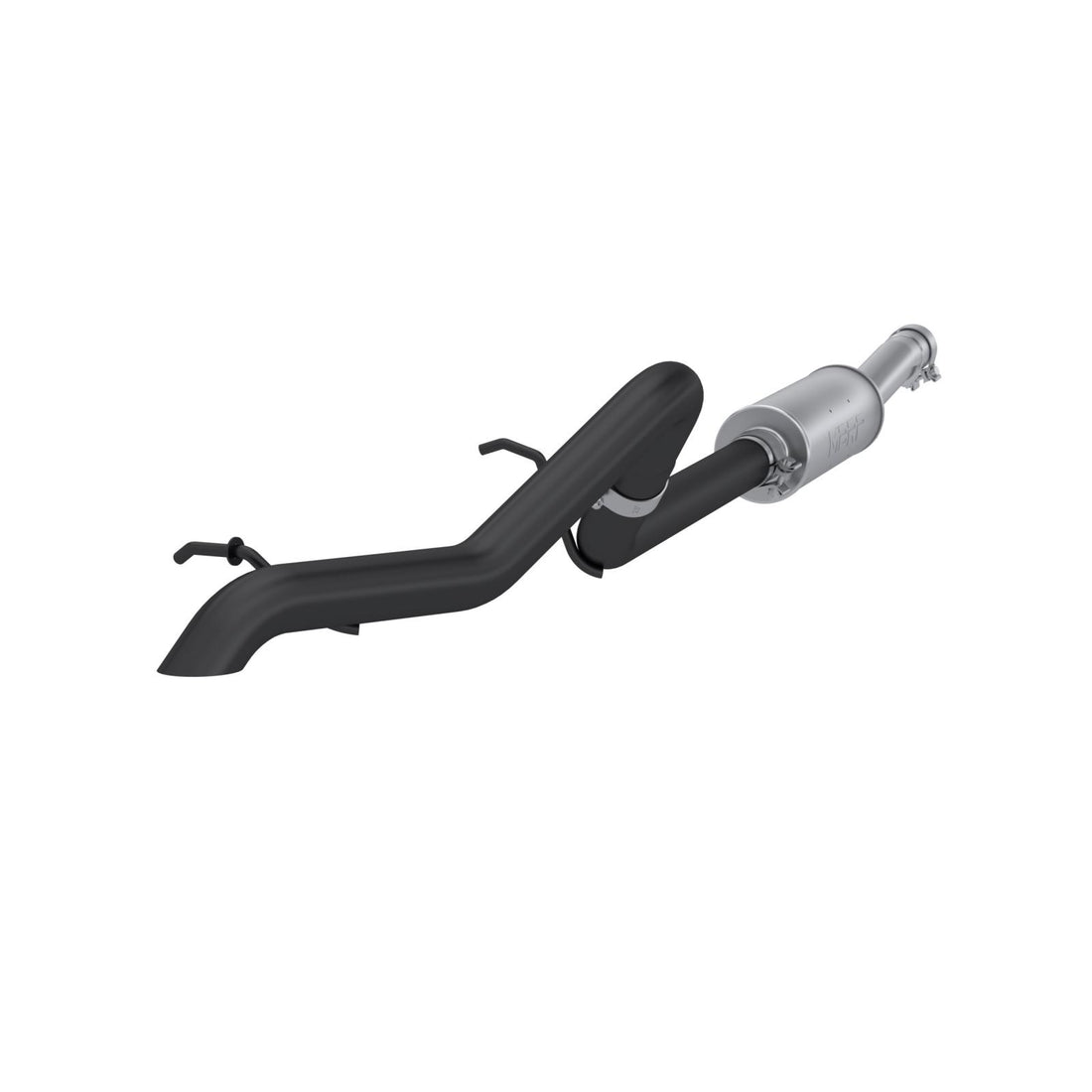 MBRP S5514BLK - Jeep JK Off-Road Tail Pipe Muffler Before Axle Black Coated For 07-11 Wrangler JK 3.8L V6 2/4 Door MBRP