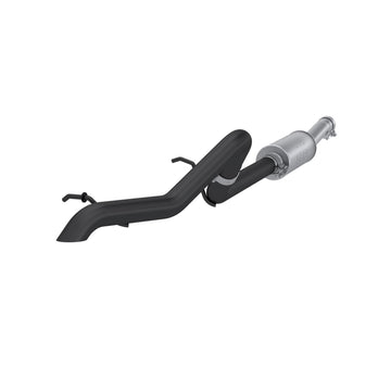 MBRP S5514BLK - Jeep JK Off-Road Tail Pipe Muffler Before Axle Black Coated For 07-11 Wrangler JK 3.8L V6 2/4 Door MBRP