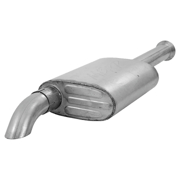 MBRP S5522AL - 2.5 Inch Cat Back Exhaust System For 00-06 Wrangler TJ Inline 4 2.5L Inline 6 4.0L Unlimited Single Off-Road Turn Down Aluminized Steel MBRP 1