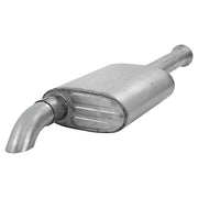 MBRP S5522AL - 2.5 Inch Cat Back Exhaust System For 00-06 Wrangler TJ Inline 4 2.5L Inline 6 4.0L Unlimited Single Off-Road Turn Down Aluminized Steel MBRP 2