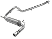 MBRP S5526AL - Jeep JK Cat Back Exhaust System Single Rear Exit For 12-18 Wrangler Rubicon JK 3.6L 2/4 Door MBRP