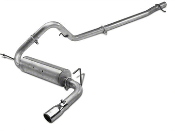 MBRP S5526AL - Jeep JK Cat Back Exhaust System Single Rear Exit For 12-18 Wrangler Rubicon JK 3.6L 2/4 Door MBRP