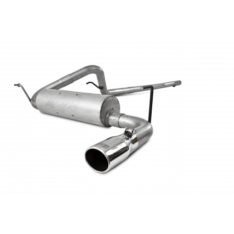 MBRP S5526AL - Jeep JK Cat Back Exhaust System Single Rear Exit For 12-18 Wrangler Rubicon JK 3.6L 2/4 Door MBRP