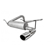 MBRP S5526AL - Jeep JK Cat Back Exhaust System Single Rear Exit For 12-18 Wrangler Rubicon JK 3.6L 2/4 Door MBRP