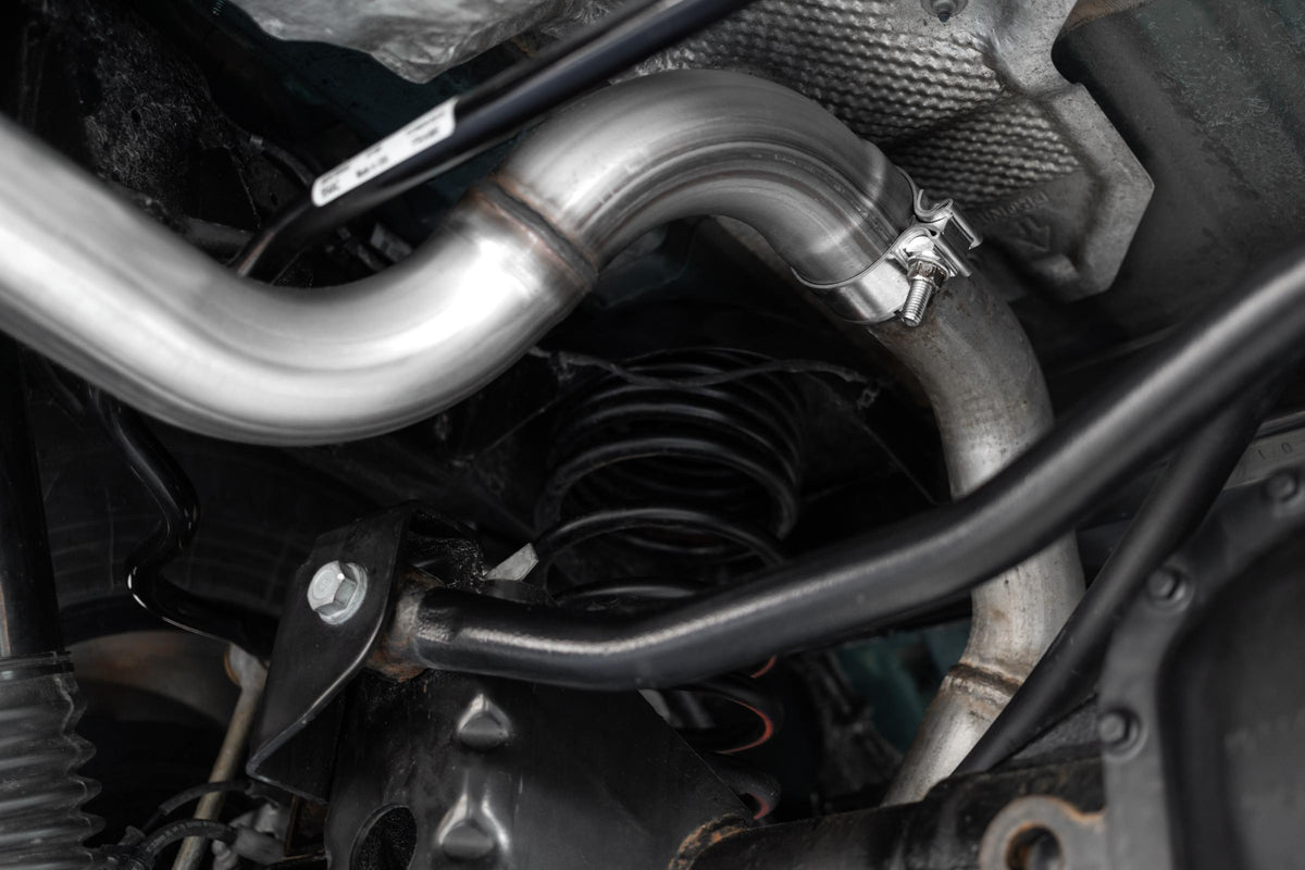 MBRP S5527409 - Jeep JL 2.5 Inch Axle Back Exhaust Pipe Single Rear Muffler Bypass For 18-Up Wrangler JL 2/4DR MBRP 4