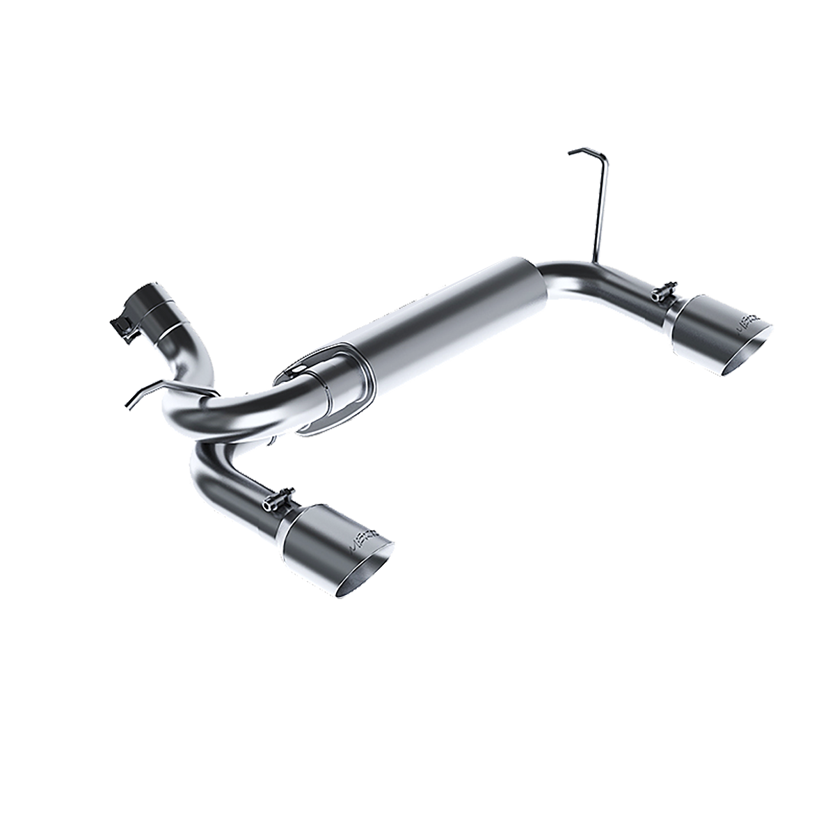 MBRP S5528AL - Axle Back Dual Rear Exit For 07-18 Jeep Wrangler/Rubicon JK 3.6L/3.8L V6 MBRP 1