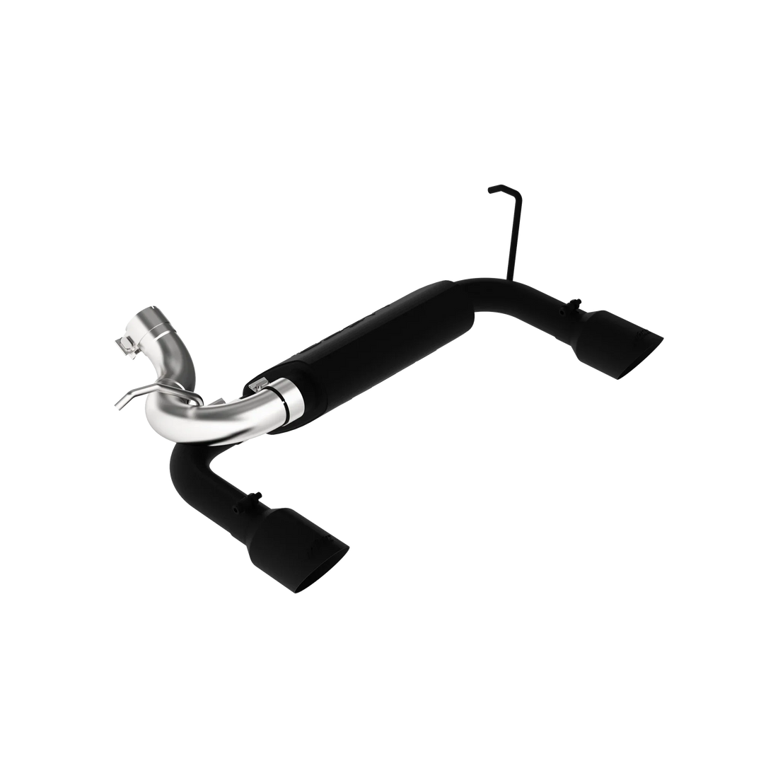 MBRP S5528BLK - Axle Back Dual Rear Exit Black For 07-18 Jeep Wrangler/Rubicon JK 3.6L/3.8L V6 MBRP