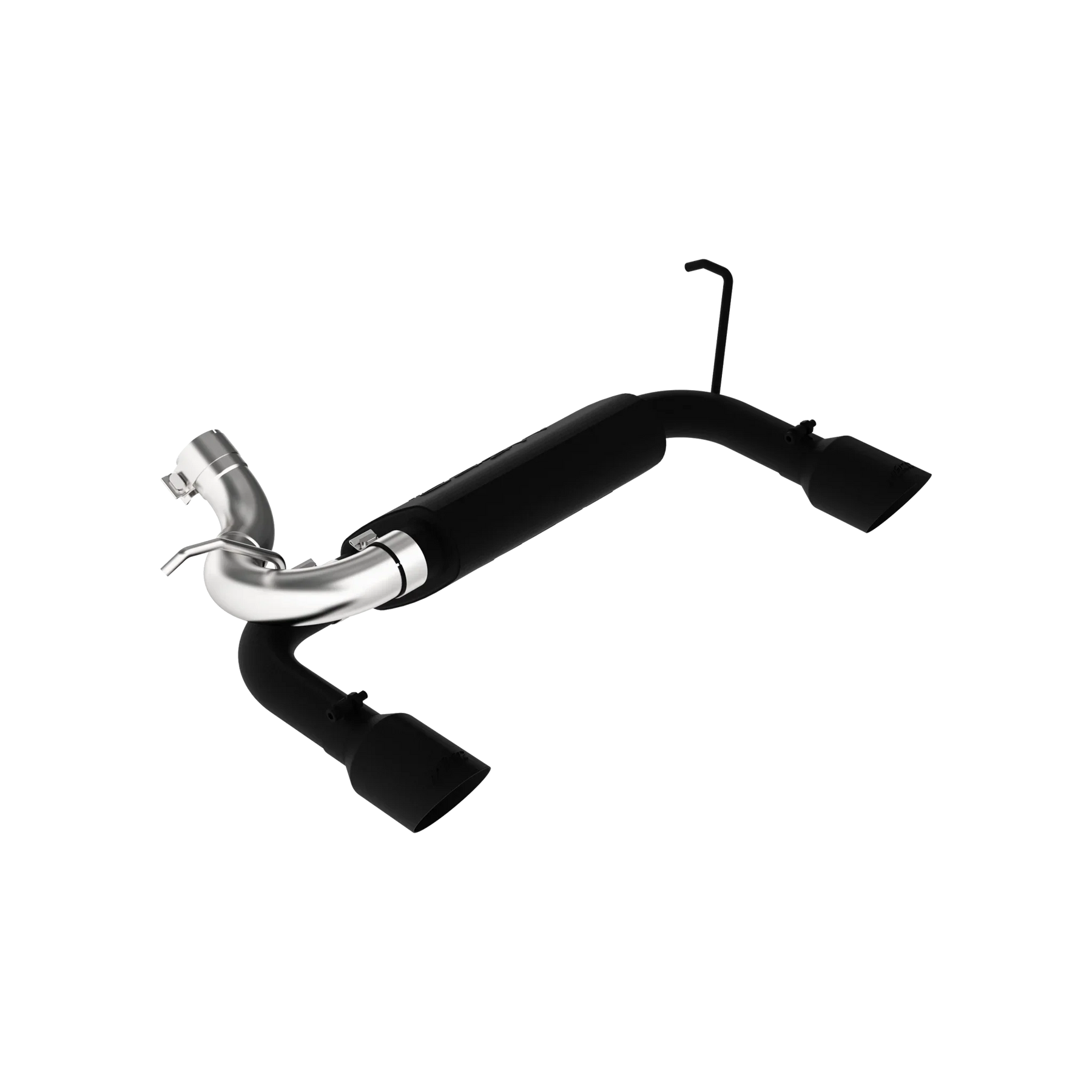 MBRP S5528BLK - Axle Back Dual Rear Exit Black For 07-18 Jeep Wrangler/Rubicon JK 3.6L/3.8L V6 MBRP