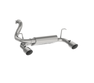 MBRP S5529409 - Jeep 2.5 Inch Axle Back Dual Rear Exit Armor Plus Series For 18-Up Wrangler JL 2/4 DR 3.6L MBRP