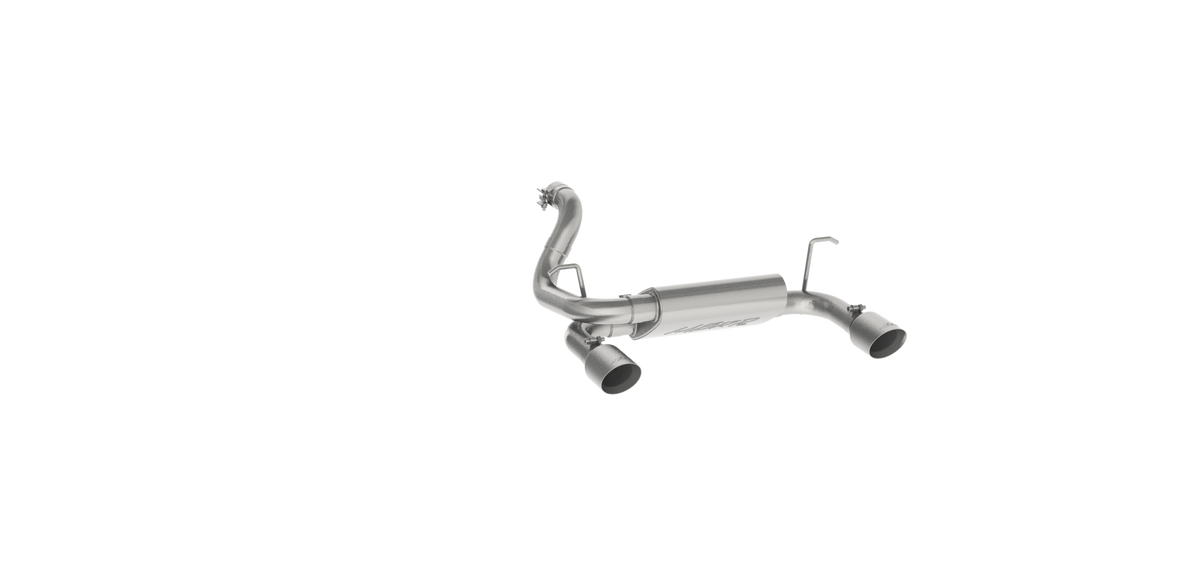 MBRP S5529AL - Jeep 2.5 Inch Axle Back Dual Rear Exit Armor Lite Series For 18-Up Wrangler JL 2/4 DR 3.6L MBRP 1
