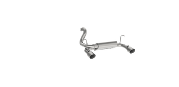 MBRP S5529AL - Jeep 2.5 Inch Axle Back Dual Rear Exit Armor Lite Series For 18-Up Wrangler JL 2/4 DR 3.6L MBRP 1