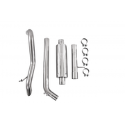 MBRP S5530409 - Cat Back Exhaust System Single Rear Exit Off Road 409SS, 12-18 Jeep Wrangler/Rubicon JK 3.6L V6 2/4 Door MBRP