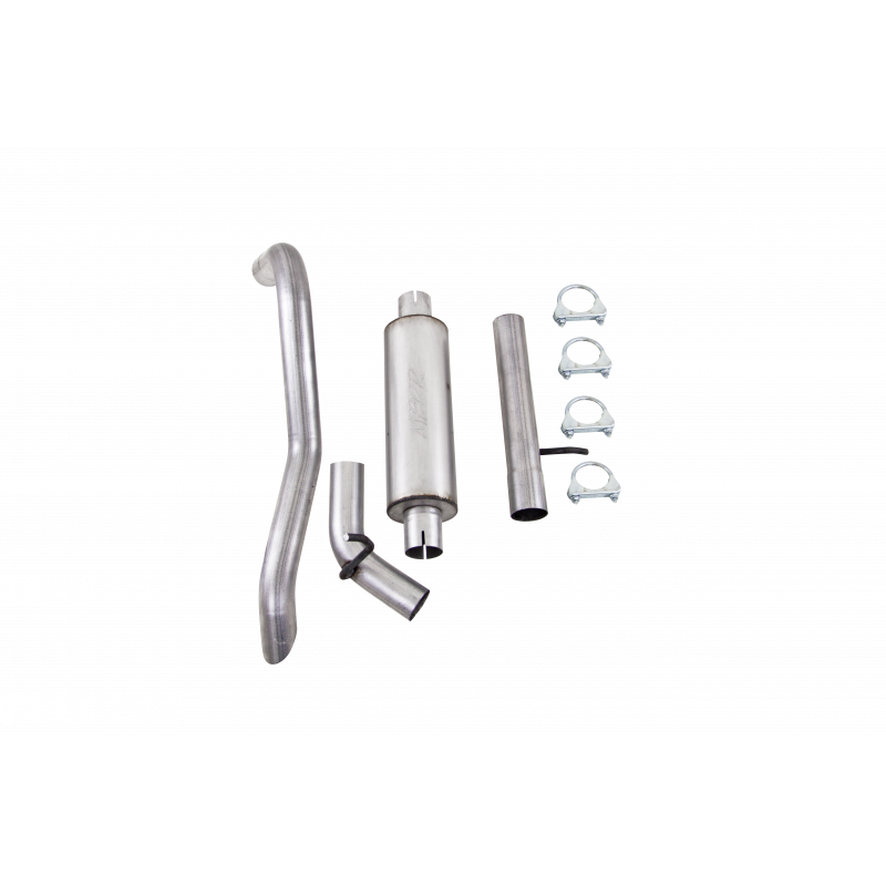 MBRP S5530AL - Cat Back Exhaust System Single Rear Exit Off Road Aluminum For 12-18 Jeep Wrangler/Rubicon JK 3.6L V6 2/4 Door MBRP