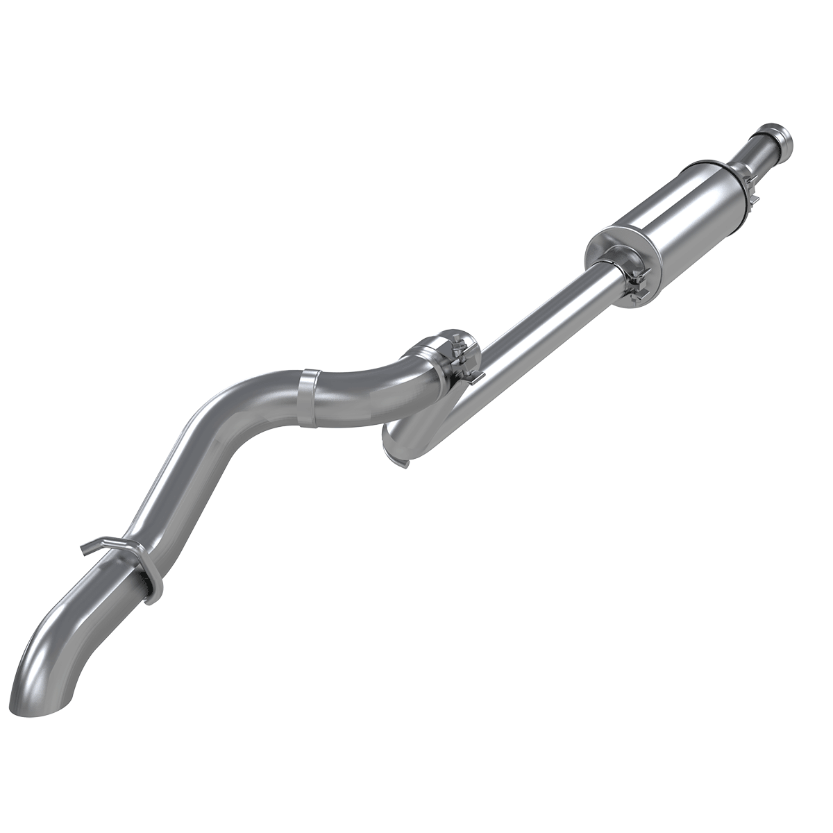 MBRP S5533304 - Jeep JL Cat Back Exhaust System Single Rear Exit Armor Pro Series For 18-Up Wrangler JL 2/4 Door MBRP 1