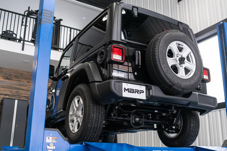 MBRP S5533304 - Jeep JL Cat Back Exhaust System Single Rear Exit Armor Pro Series For 18-Up Wrangler JL 2/4 Door MBRP 2