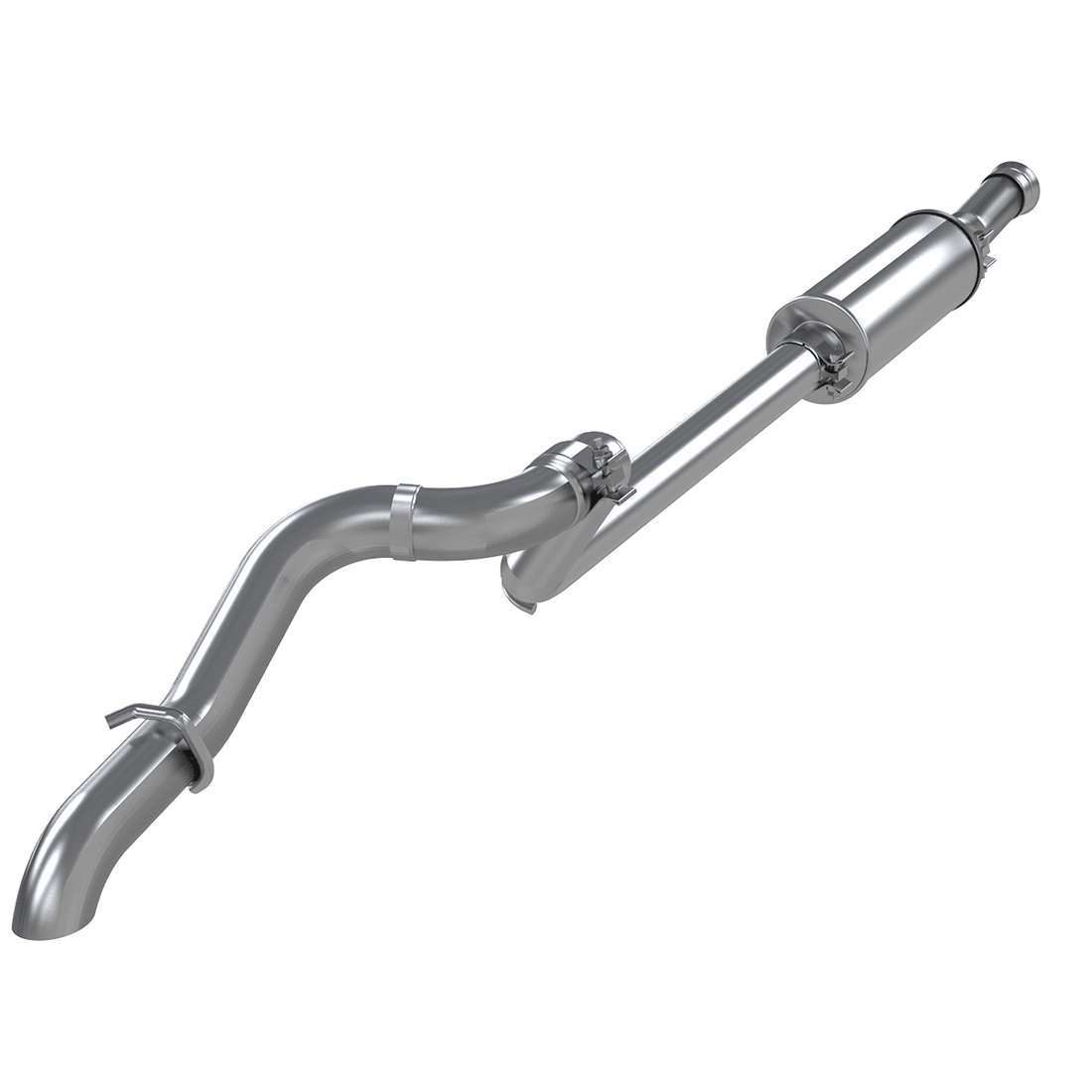 MBRP S5533AL - Jeep Cat Back Exhaust System Single Rear Exit Armor Lite Series For 18-Up Wrangler JL 2/4 Door 2.0L, 3.6L MBRP 1
