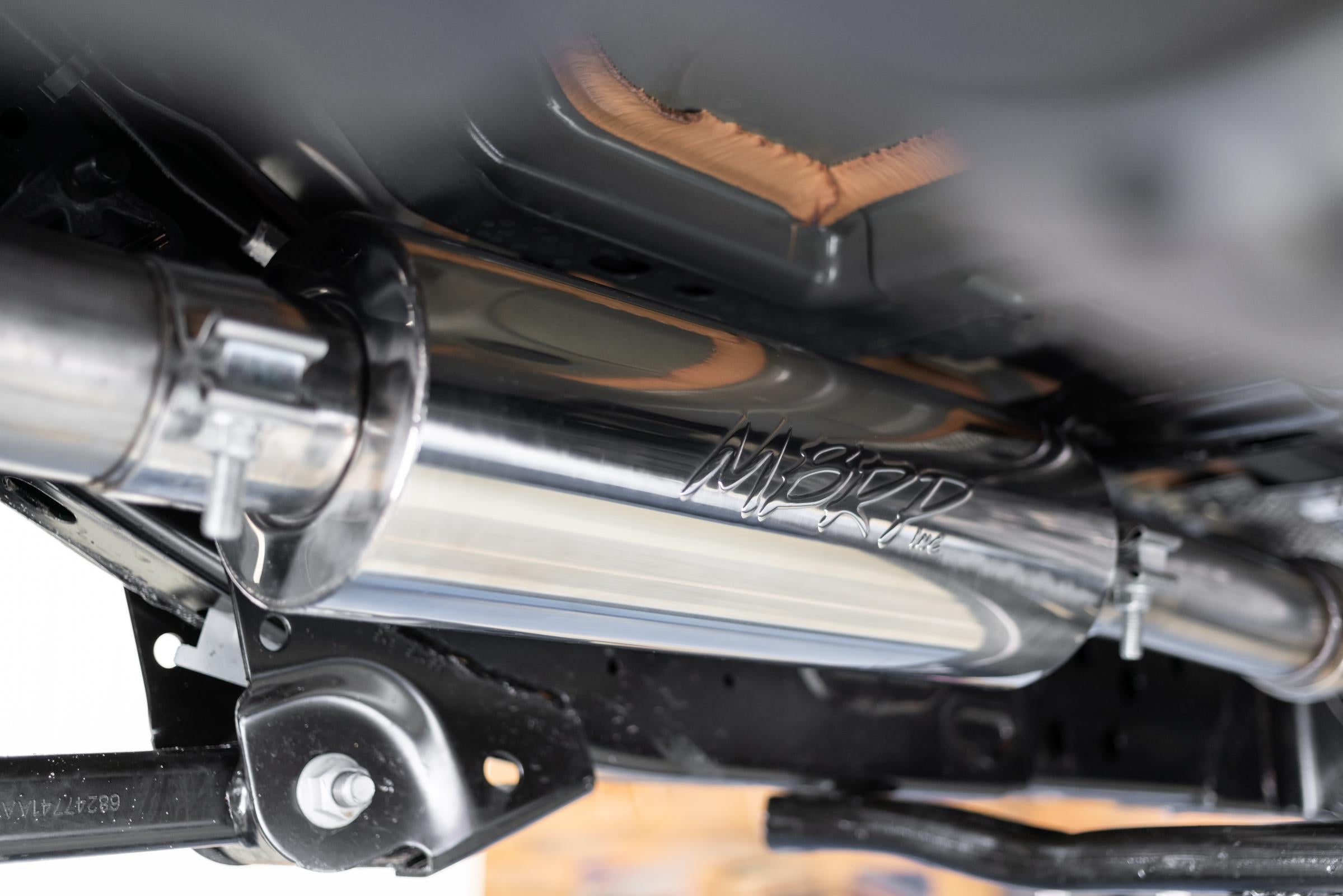 MBRP S5533AL - Jeep Cat Back Exhaust System Single Rear Exit Armor Lite Series For 18-Up Wrangler JL 2/4 Door 2.0L, 3.6L MBRP 3