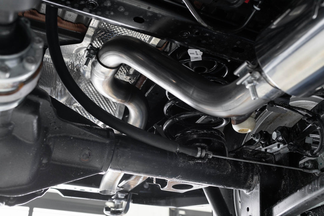 MBRP S5533AL - Jeep Cat Back Exhaust System Single Rear Exit Armor Lite Series For 18-Up Wrangler JL 2/4 Door 2.0L, 3.6L MBRP 4