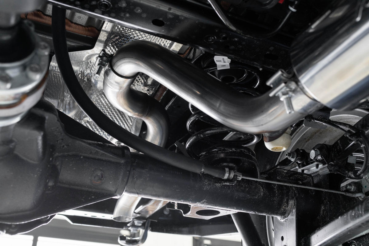 MBRP S5533AL - Jeep Cat Back Exhaust System Single Rear Exit Armor Lite Series For 18-Up Wrangler JL 2/4 Door 2.0L, 3.6L MBRP 4