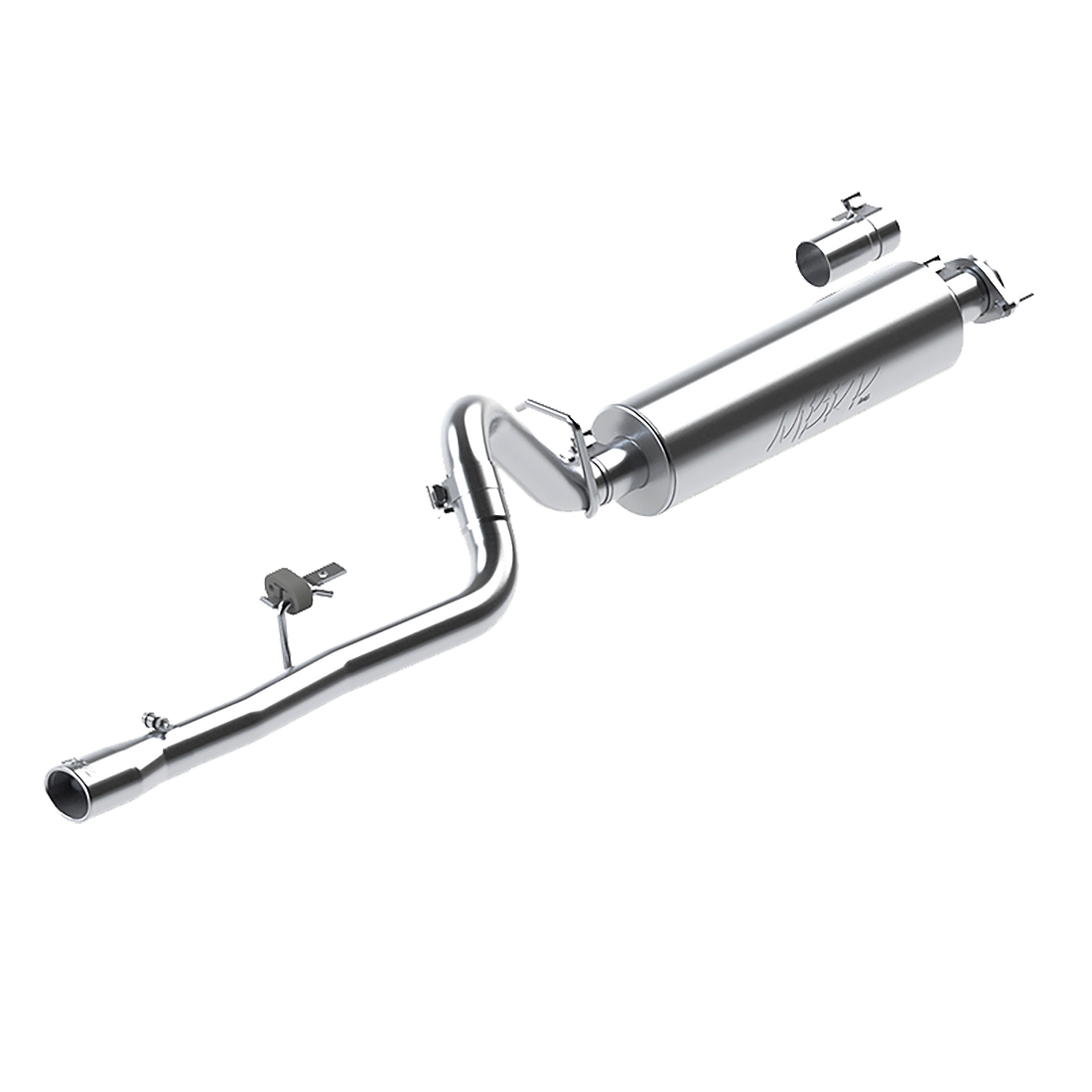 MBRP S5534AL - 2.5 Inch Cat Back Exhaust System Single For 86-00 Cherokee 2.5L 87-01 Cherokee 4.0L Aluminized Steel MBRP