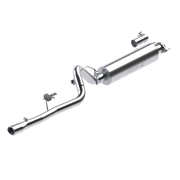 MBRP S5534AL - 2.5 Inch Cat Back Exhaust System Single For 86-00 Cherokee 2.5L 87-01 Cherokee 4.0L Aluminized Steel MBRP