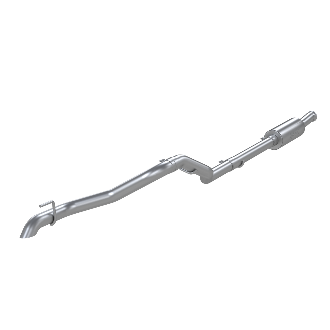 MBRP S5537304 2.5 Inch Cat Back Exhaust System Off-Road Single Rear Exit Armor Pro Series
