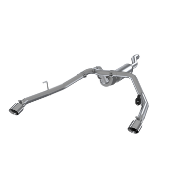 MBRP S5538AL - Jeep 2.5 Inch Cat Back Exhaust System Dual Rear Exit Armor Lite Series For 20-Up Jeep Gladiator 3.6L MBRP
