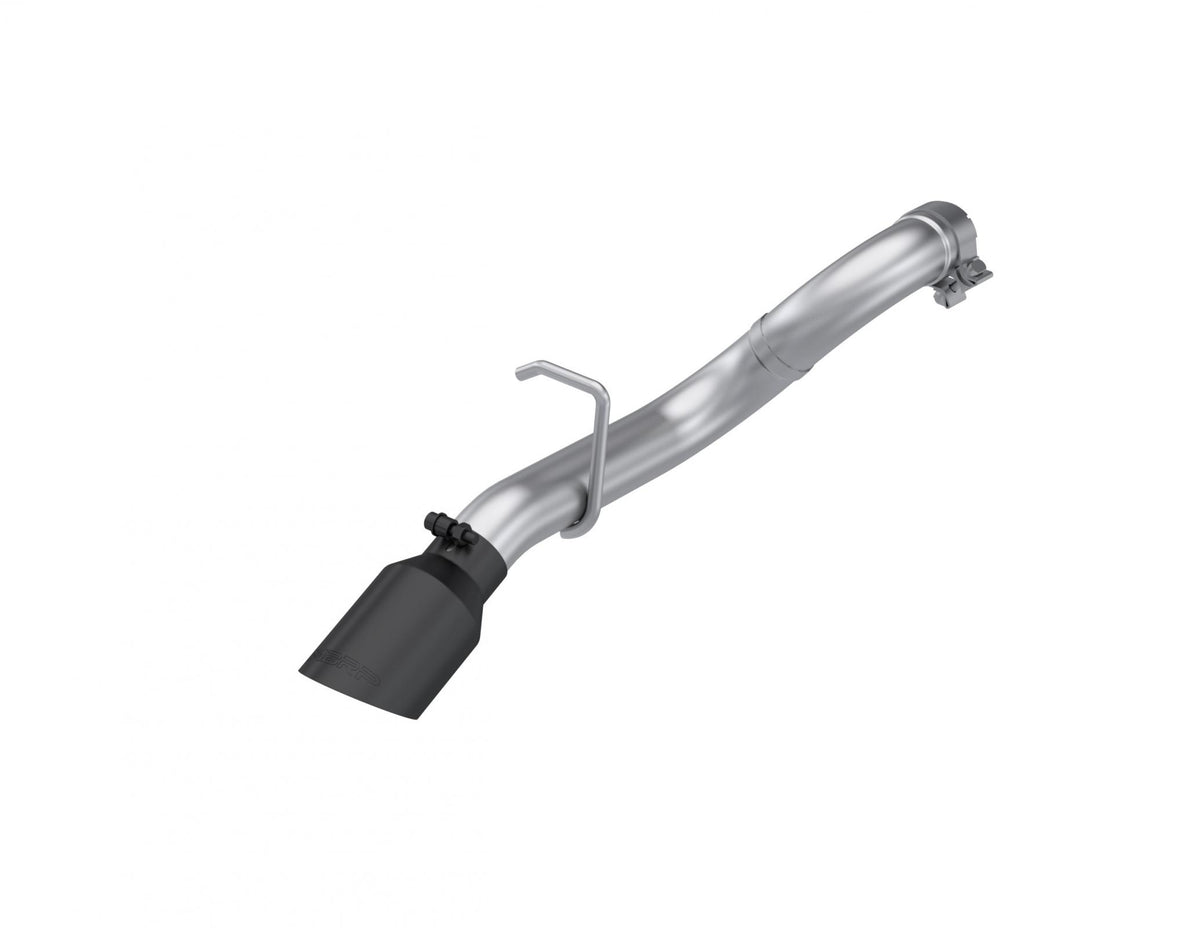 MBRP S5539409BT - 2018-Up Jeep Wrangler JL Axle-Back Exhaust System, Armor Plus with Black Tip MBRP