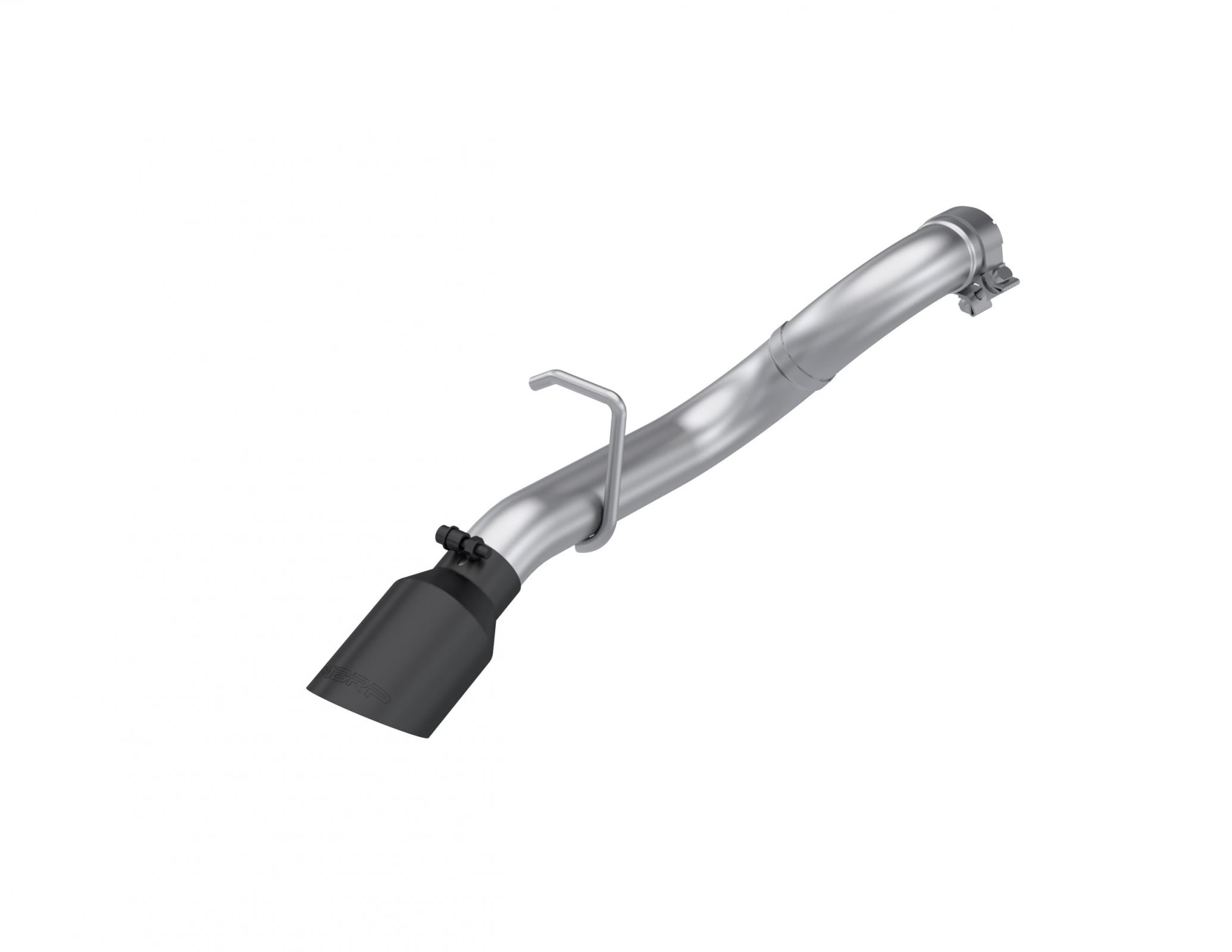 MBRP S5539409BT - 2018-Up Jeep Wrangler JL Axle-Back Exhaust System, Armor Plus with Black Tip MBRP
