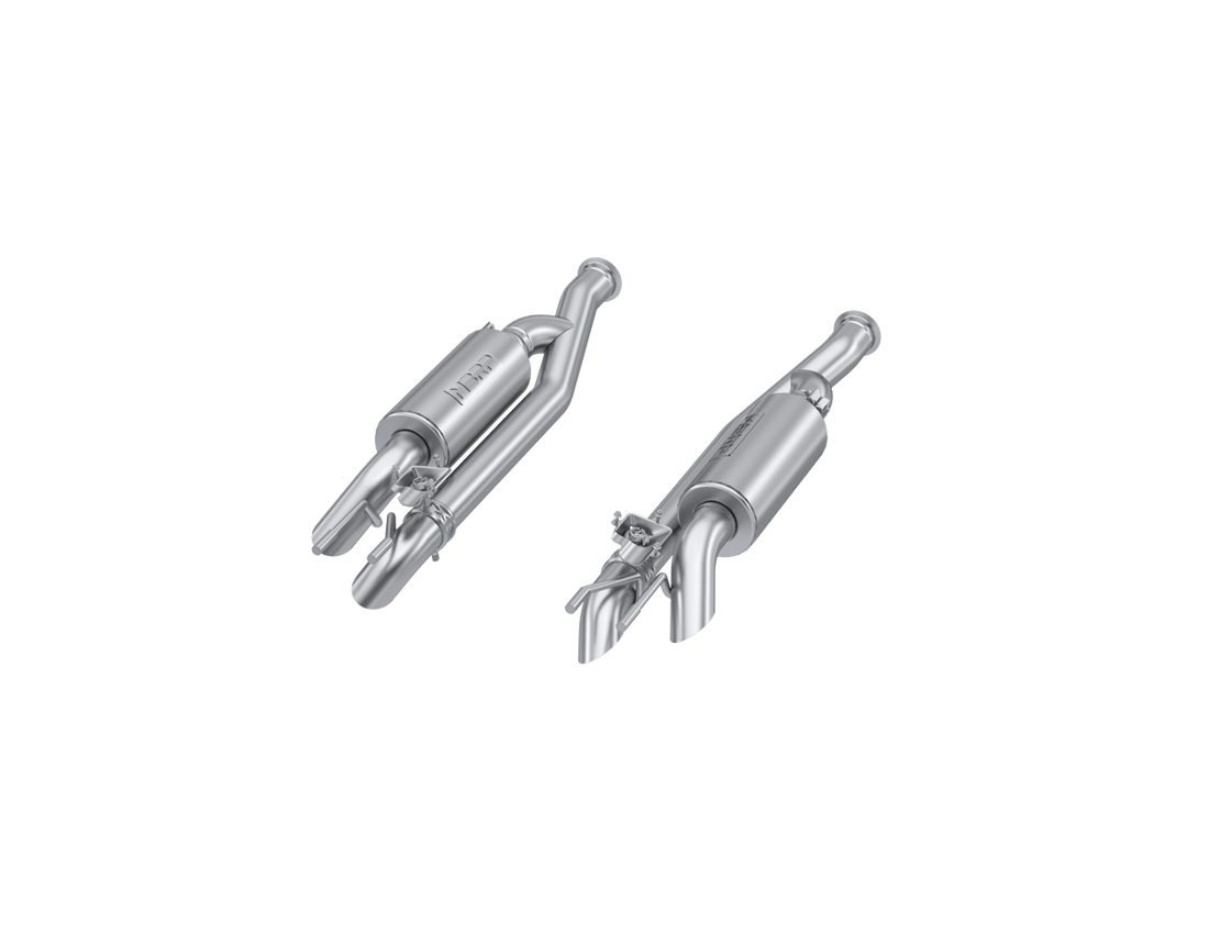 MBRP NA MBRP S5601304 - 2019-Up Mercedes-Benz G63 4.0TT V8 Armor Pro T304SS 2.5 Inch Pre-Axle Cat-Back, Dual Split Side, Quad Outlet, Active Profile MBRP