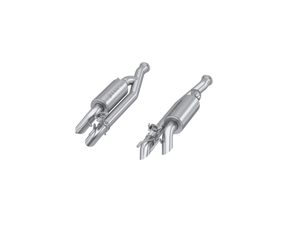 MBRP NA MBRP S5601304 - 2019-Up Mercedes-Benz G63 4.0TT V8 Armor Pro T304SS 2.5 Inch Pre-Axle Cat-Back, Dual Split Side, Quad Outlet, Active Profile MBRP