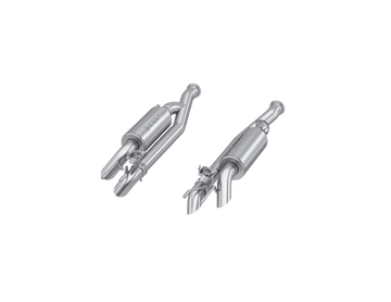 MBRP NA MBRP S5601304 - 2019-Up Mercedes-Benz G63 4.0TT V8 Armor Pro T304SS 2.5 Inch Pre-Axle Cat-Back, Dual Split Side, Quad Outlet, Active Profile MBRP