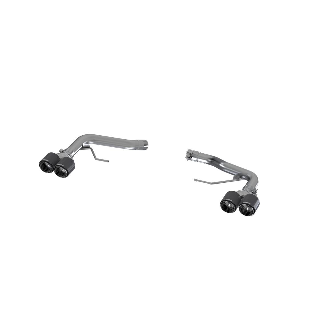 MBRP S56023CF - Porsche 2.5 Inch Axle Back Dual Split Rear Bypass Armor Pro Series Carbon Fiber Tips For 14-Up Porsche Macan MBRP