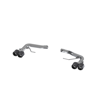 MBRP S56023CF - Porsche 2.5 Inch Axle Back Dual Split Rear Bypass Armor Pro Series Carbon Fiber Tips For 14-Up Porsche Macan MBRP