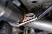 MBRP S56023CF - Porsche 2.5 Inch Axle Back Dual Split Rear Bypass Armor Pro Series Carbon Fiber Tips For 14-Up Porsche Macan MBRP