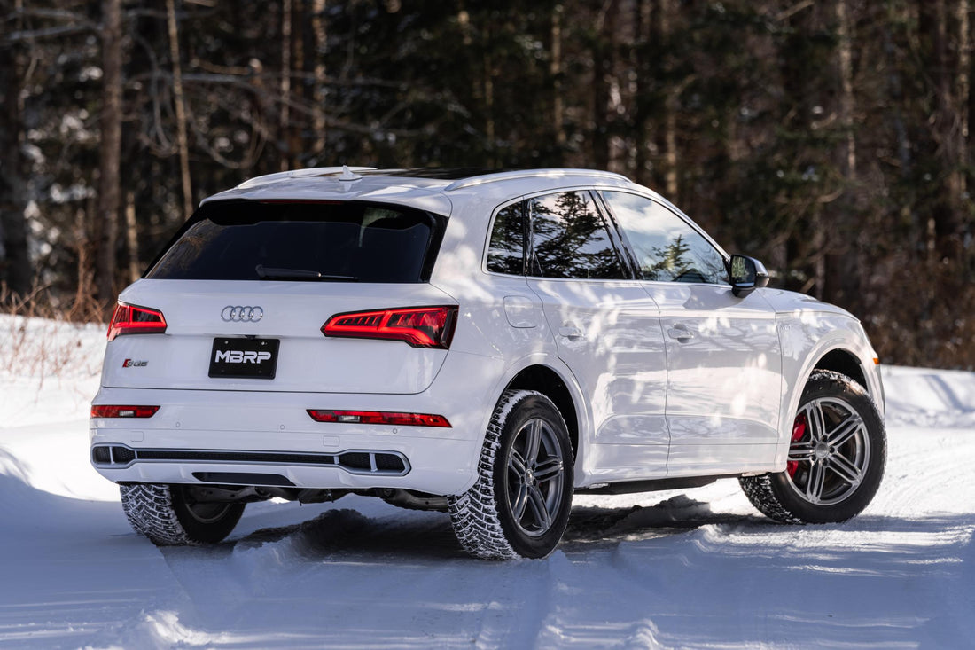 MBRP S5604304 - 2018-2021 Audi SQ5 3.0T T304 Stainless Steel 2.5 Inch Axle-Back Dual Rear Exit MBRP