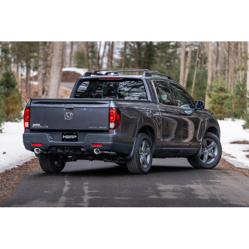 MBRP S5901AL - Aluminized Steel 2.5 Inch Cat-Back Dual Split Rear Exit 2021-Up Honda Ridgeline 3.5L MBRP