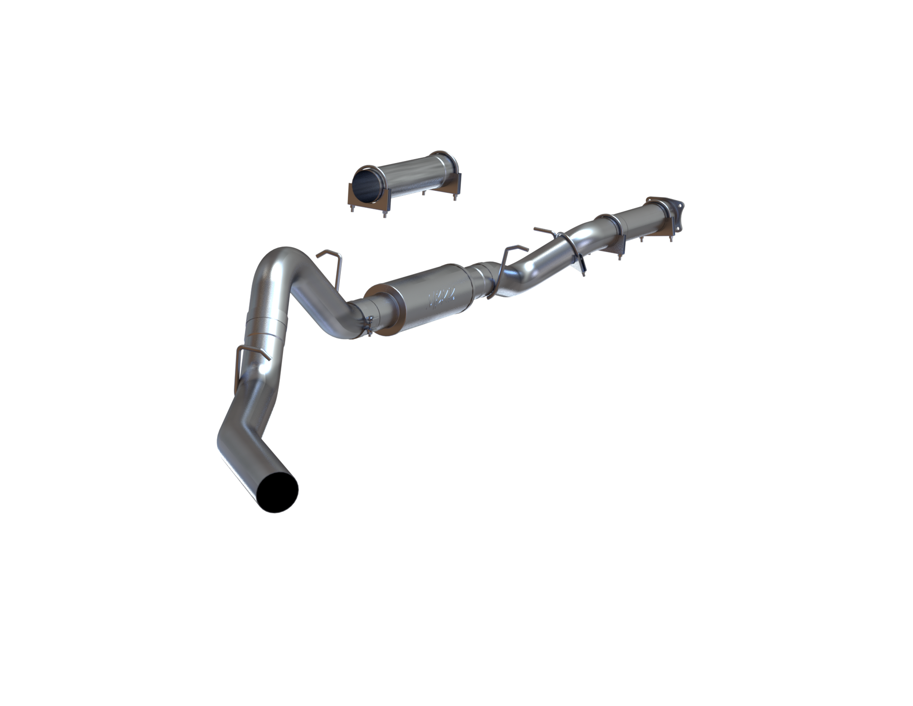 MBRP S6000P - 4 Inch Cat Back Exhaust System For 01-05 Silverado/Sierra 2500/3500 Duramax Ext/Crew Cab Single Side MBRP