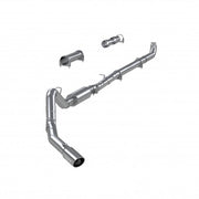 MBRP S6004409 - 4 Inch Single Side Exhaust Pipe T409 Stainless Steel For 01-07 Silverado/Sierra 2500/3500 Duramax Extended/Crew Cab MBRP 2