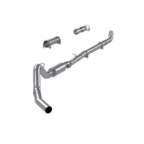 MBRP S6004P 4 Inch Single Side Aluminized Steel No Muffler