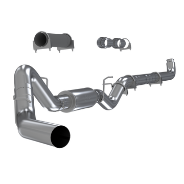 MBRP S6004P - 4 Inch Single Side Aluminized Steel No Muffler For 01-07 Silverado/Sierra 2500/3500 Duramax Classic Extended/Crew Cab MBRP