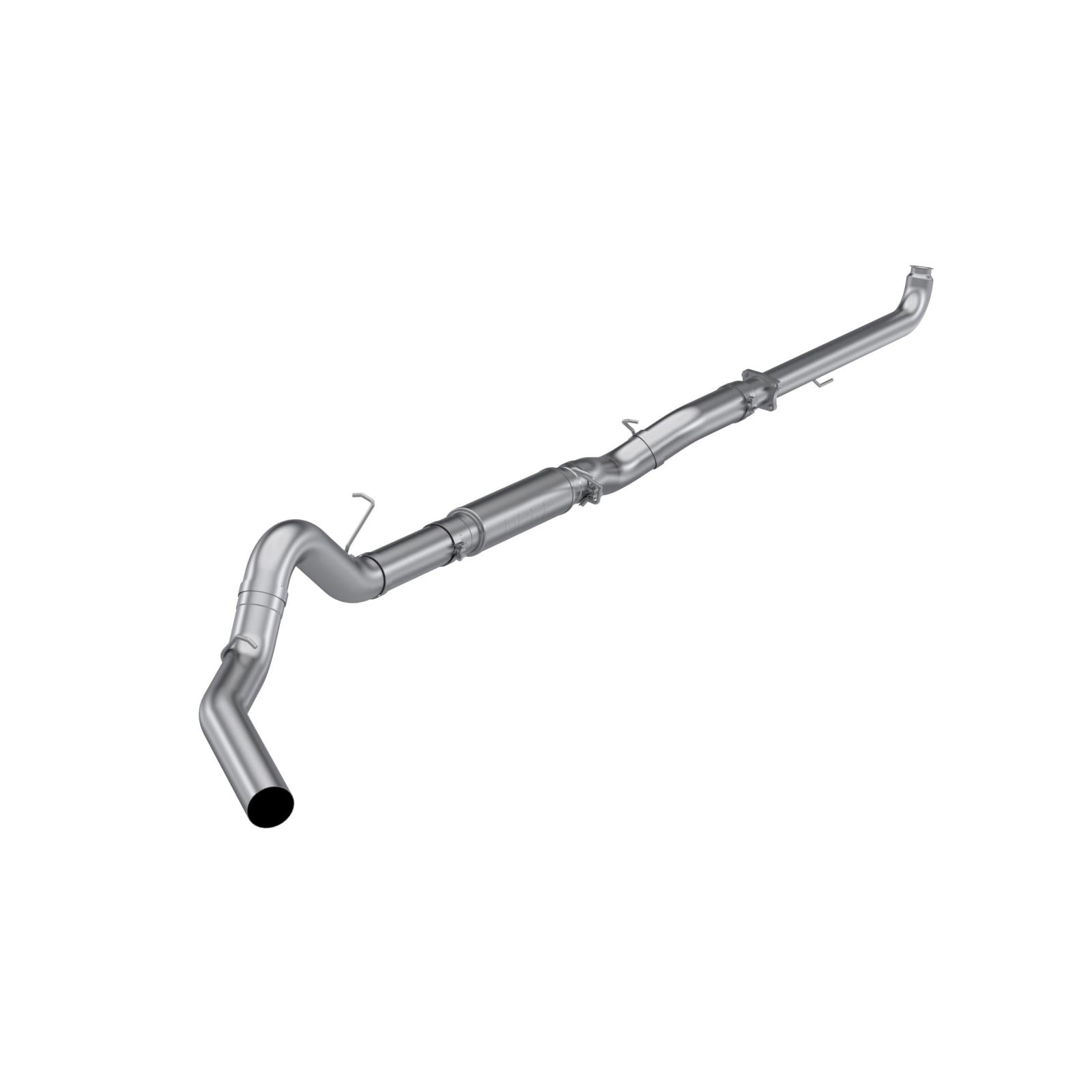 MBRP S60210P - Aluminized Steel 5 Inch Downpipe Back Single Side Exit 01-04 Silverado/Sierra 2500/3500 6.6L Duramax EC/CC MBRP