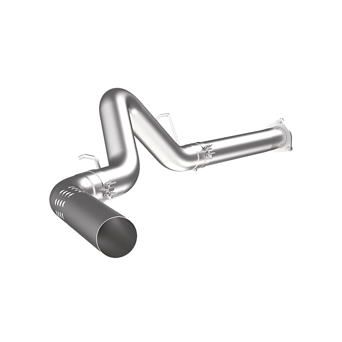 MBRP Exhaust MBRP S6026SLM - 4 Inch Filter Back-No Muffler Single Side For 07-10 Silverado/Sierra 2500/3500 Duramax All LMM T409 Stainless Steel MBRP